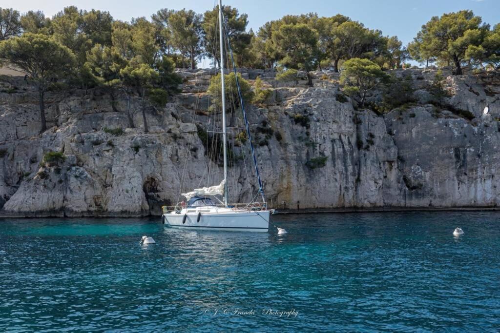 Cassis Grande Terrasse Emplacement Au Top A 1 Minute De La Plage A Pieds Luaran gambar
