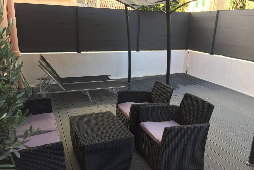 Cassis Grande Terrasse Emplacement Au Top A 1 Minute De La Plage A Pieds Luaran gambar