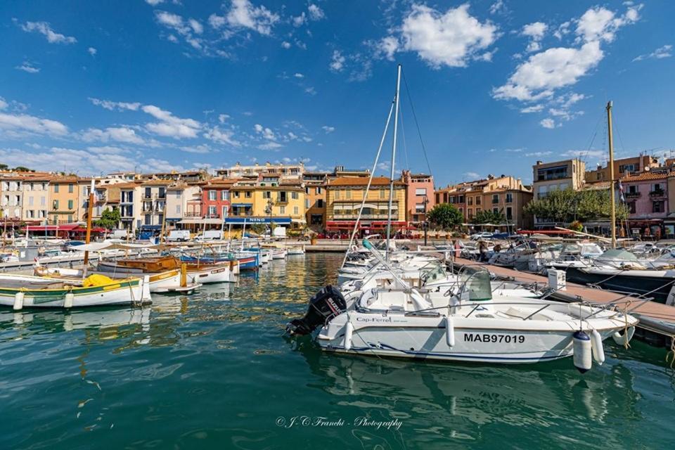 Cassis Grande Terrasse Emplacement Au Top A 1 Minute De La Plage A Pieds Luaran gambar